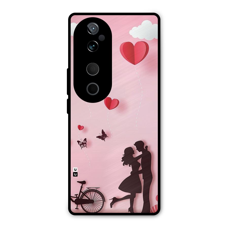 True Love Metal Back Case for Vivo T3 Ultra