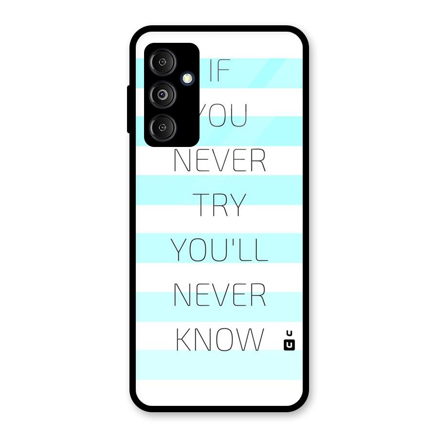 Try Know Glass Back Case for Galaxy M14 5G