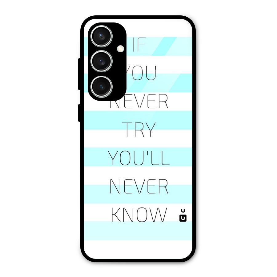 Try Know Glass Back Case for Galaxy S23 FE