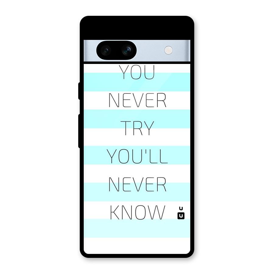 Try Know Glass Back Case for Google Pixel 7a