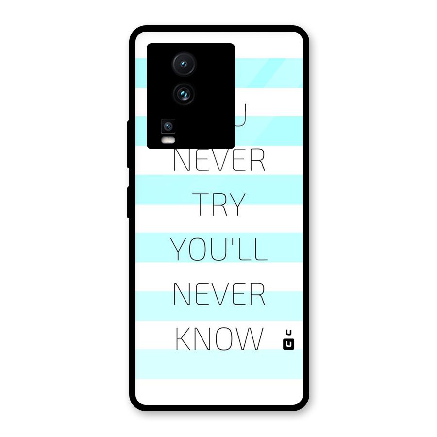 Try Know Glass Back Case for Vivo iQOO Neo 7