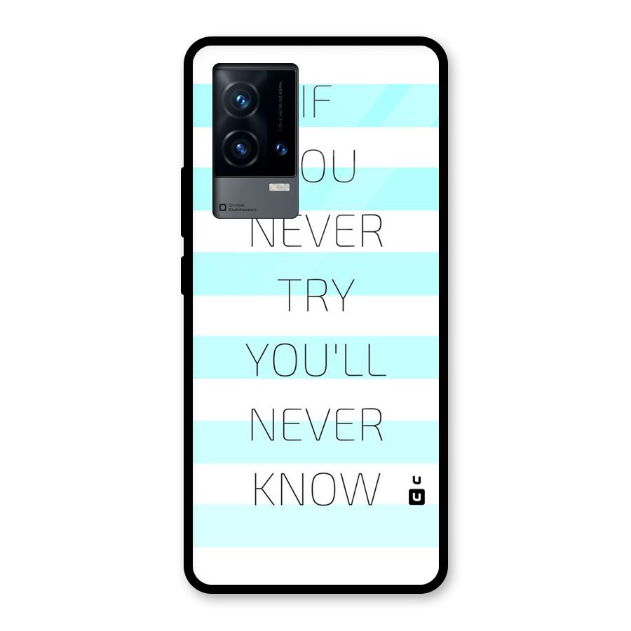 Try Know Glass Back Case for iQOO 9 5G