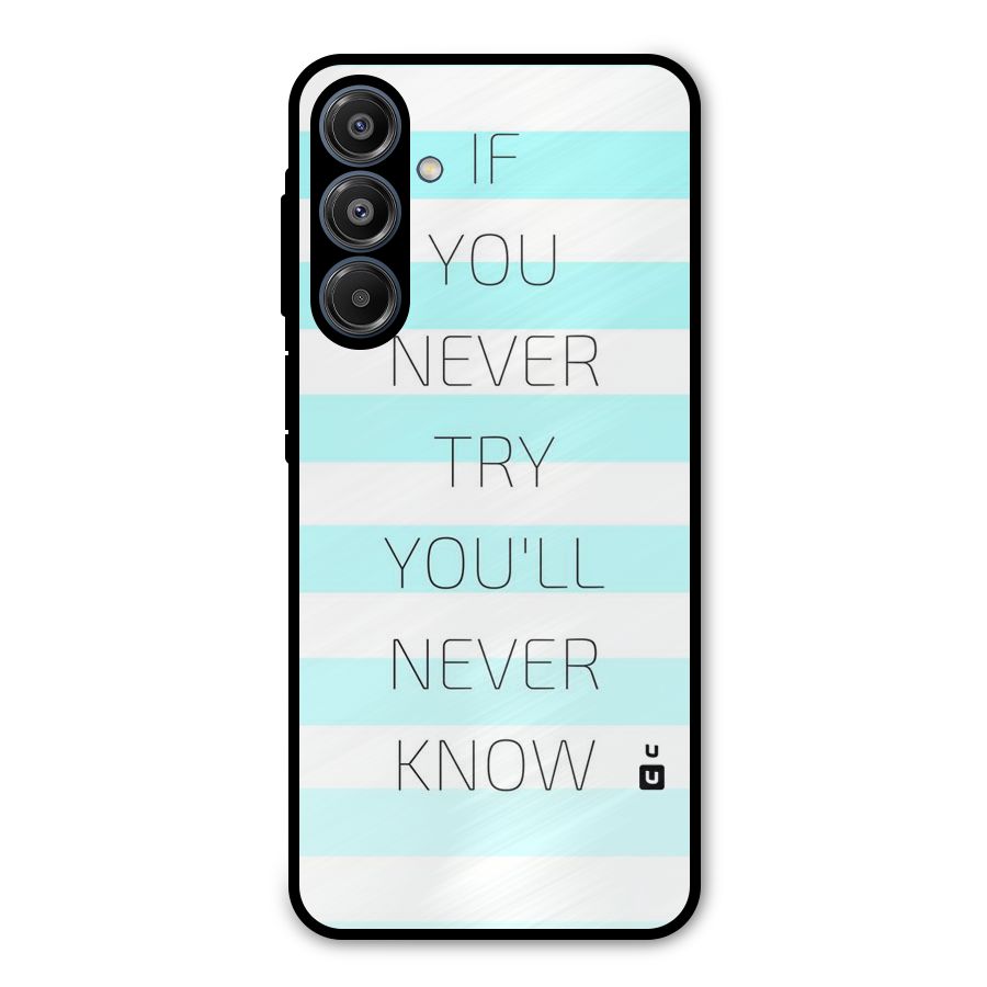 Try Know Metal Back Case for Galaxy A16 5G