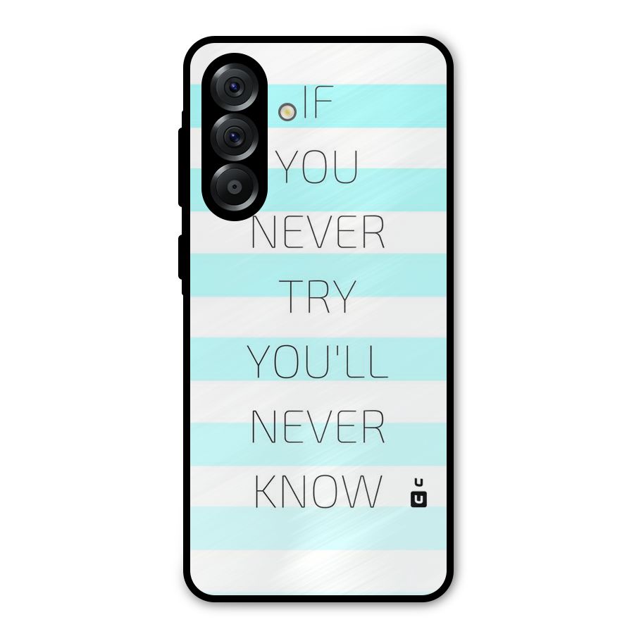Try Know Metal Back Case for Galaxy A36