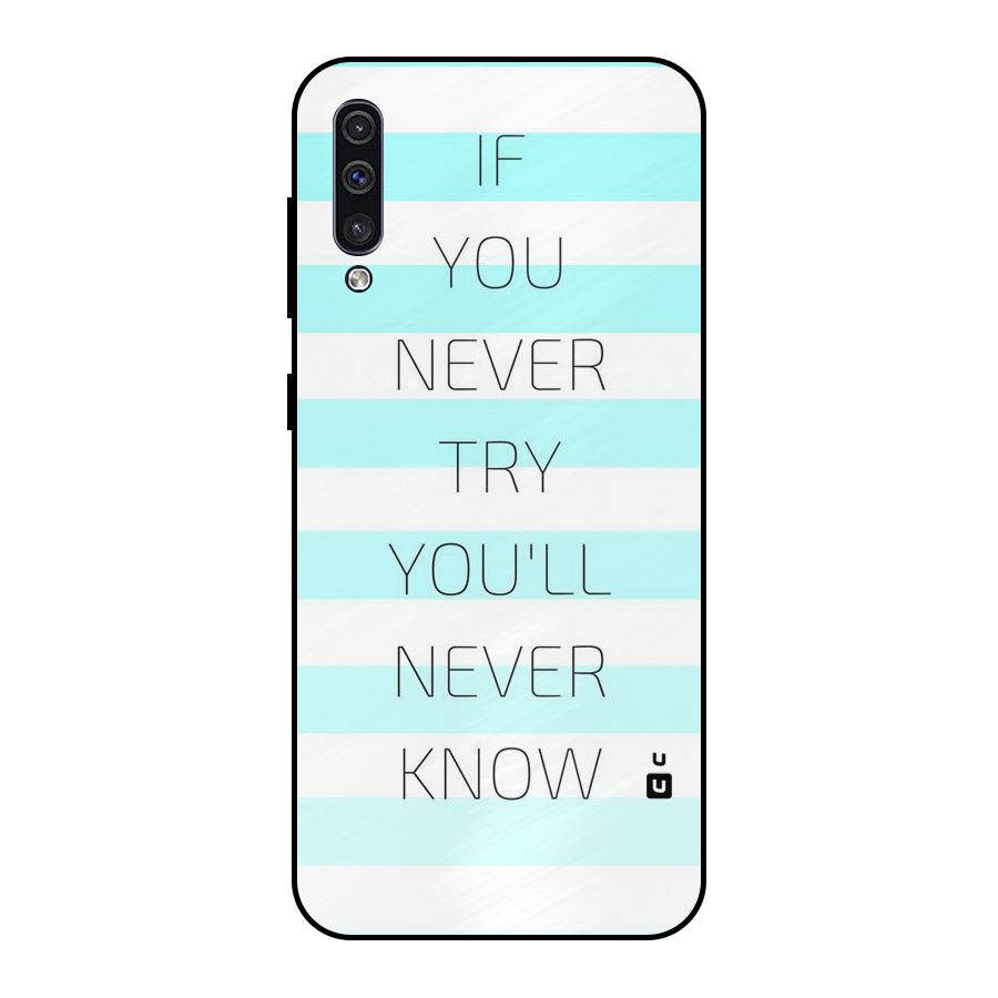 Try Know Metal Back Case for Galaxy A50