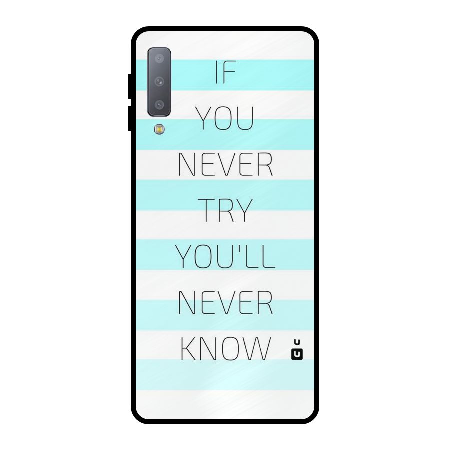 Try Know Metal Back Case for Galaxy A7 (2018)