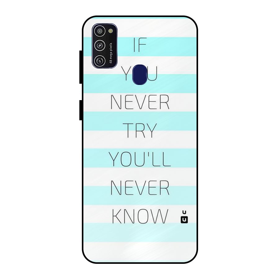 Try Know Metal Back Case for Galaxy M21