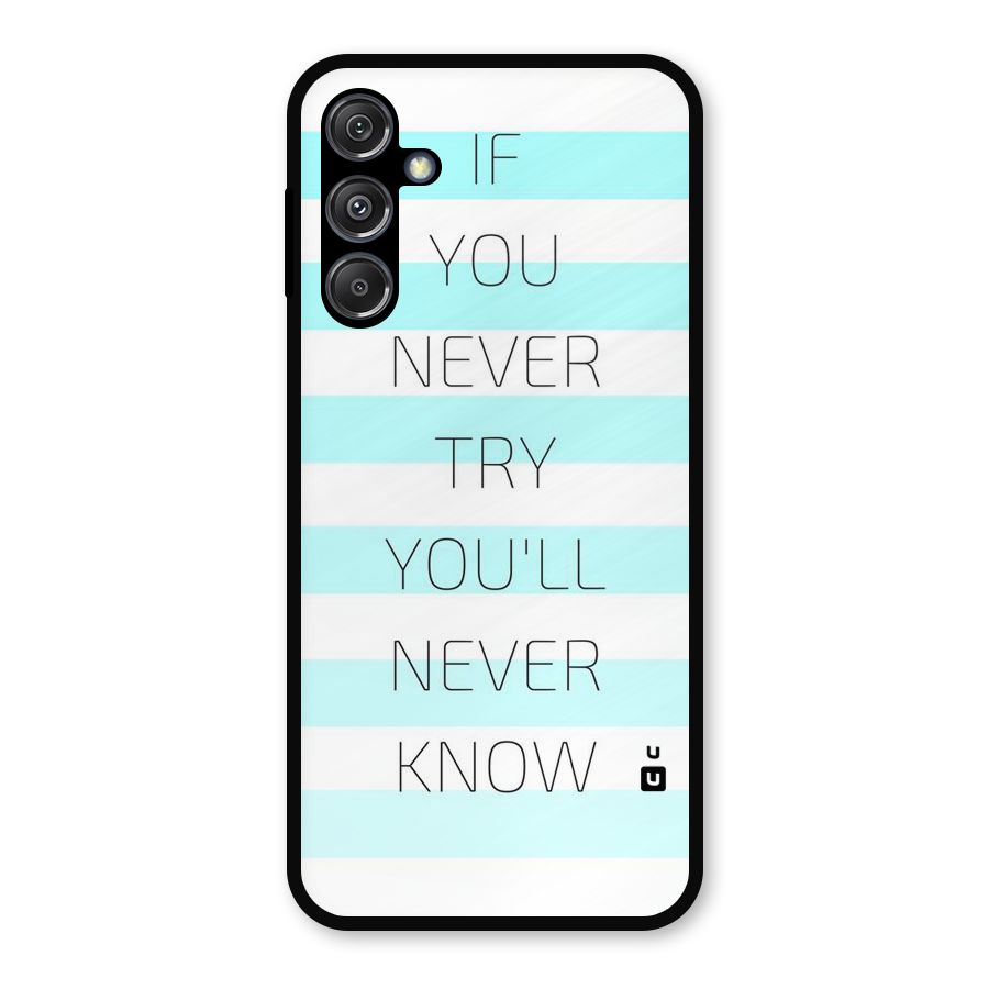 Try Know Metal Back Case for Galaxy M34 5G