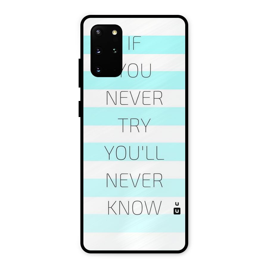 Try Know Metal Back Case for Galaxy S20 Plus