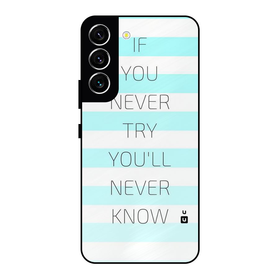 Try Know Metal Back Case for Galaxy S22 5G