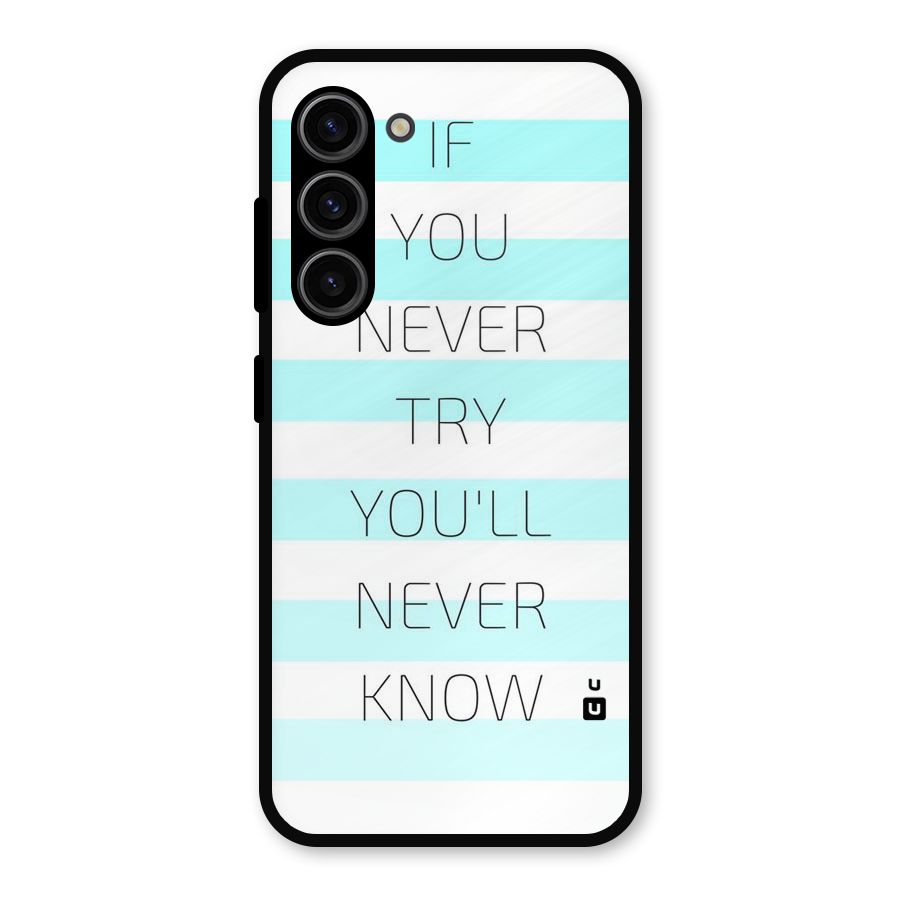 Try Know Metal Back Case for Galaxy S23