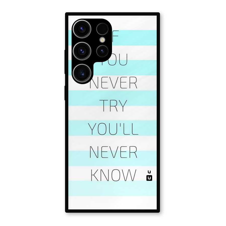 Try Know Metal Back Case for Galaxy S23 Ultra