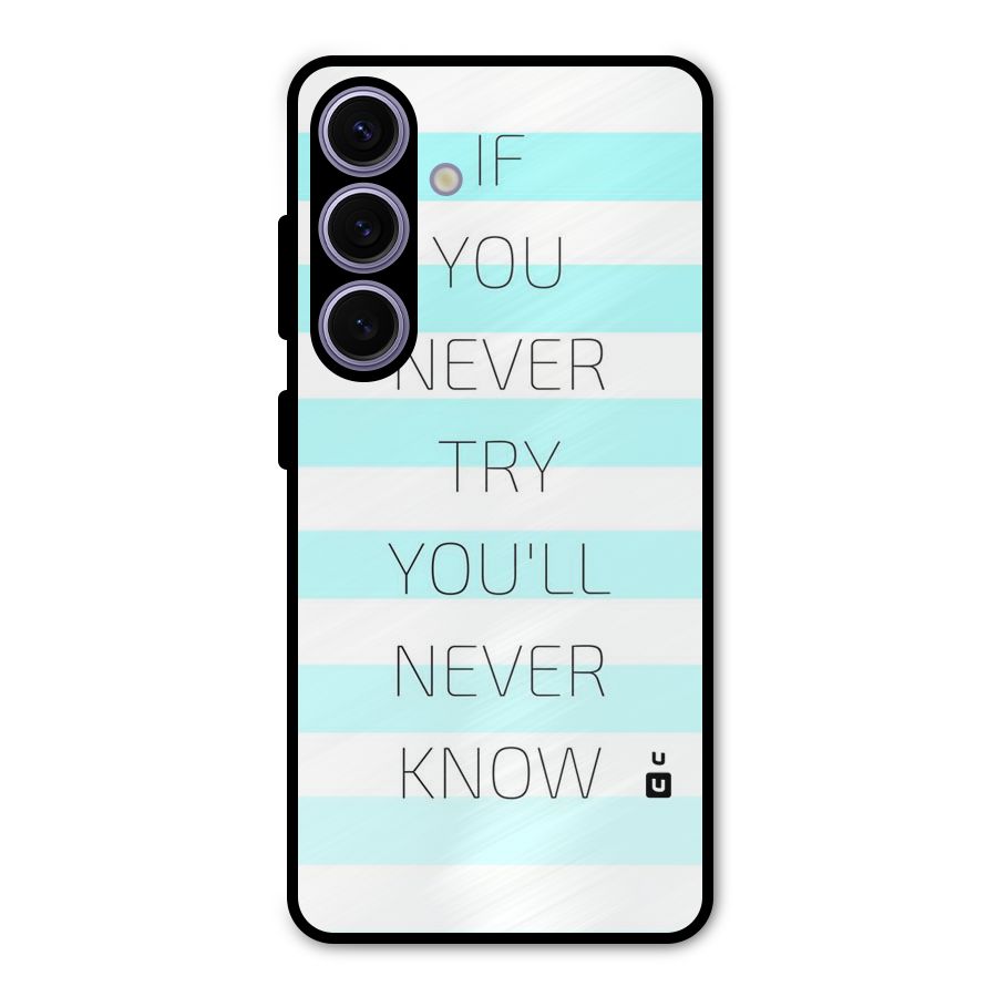 Try Know Metal Back Case for Galaxy S24