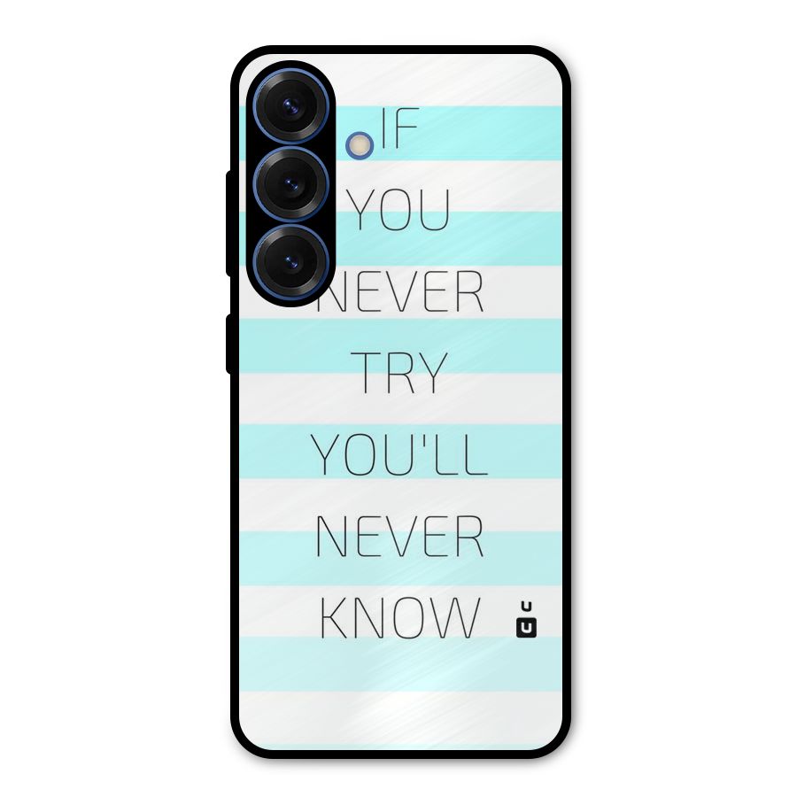 Try Know Metal Back Case for Galaxy S25