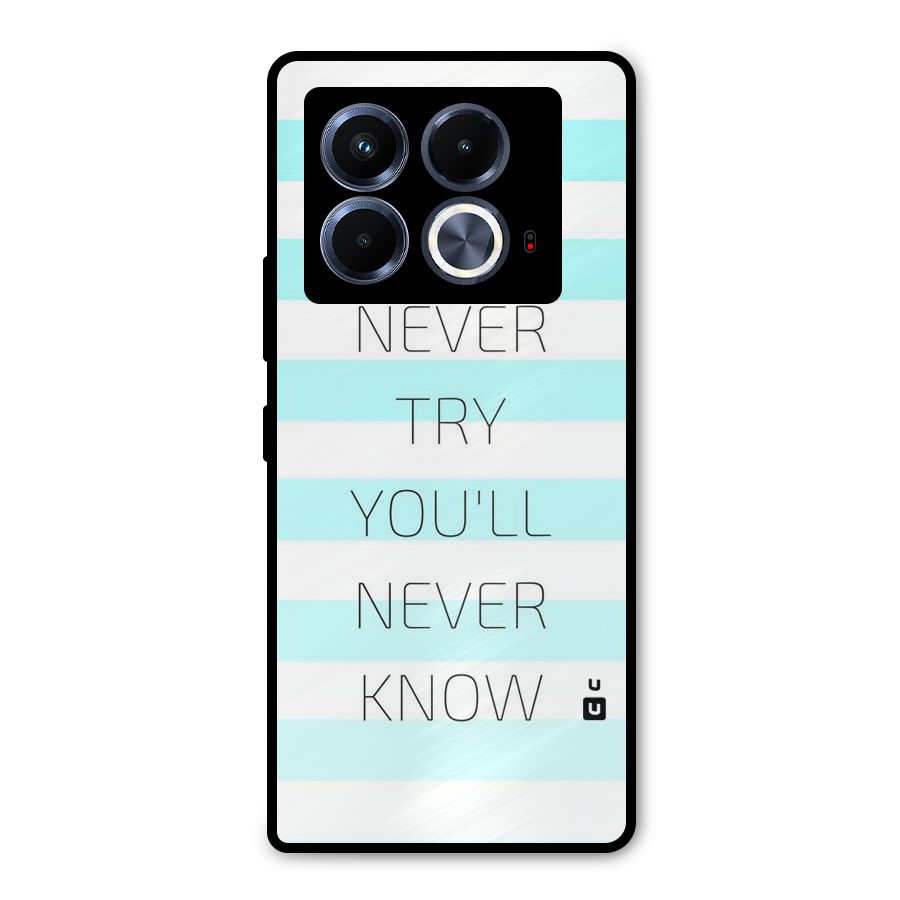 Try Know Metal Back Case for Infinix Note 40 5G
