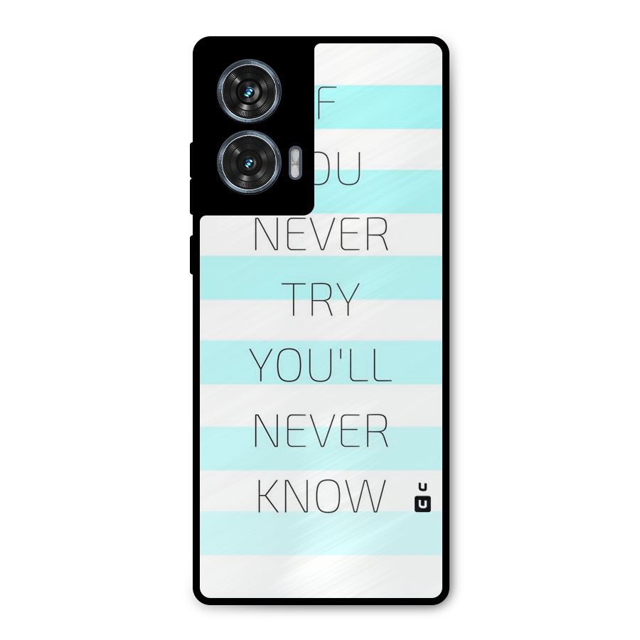 Try Know Metal Back Case for Motorola Edge 50 Fusion