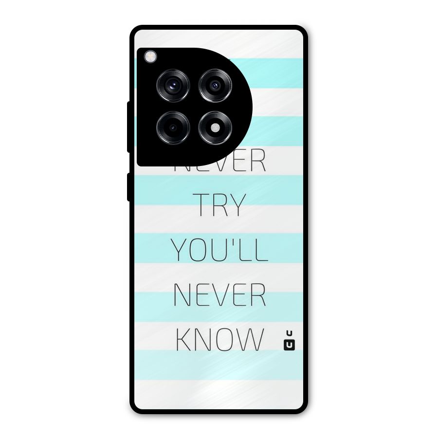 Try Know Metal Back Case for OnePlus 12R