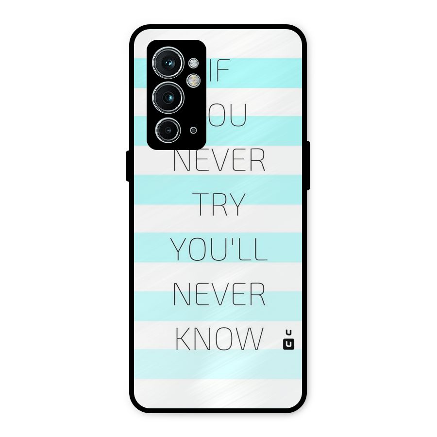 Try Know Metal Back Case for OnePlus 9RT 5G