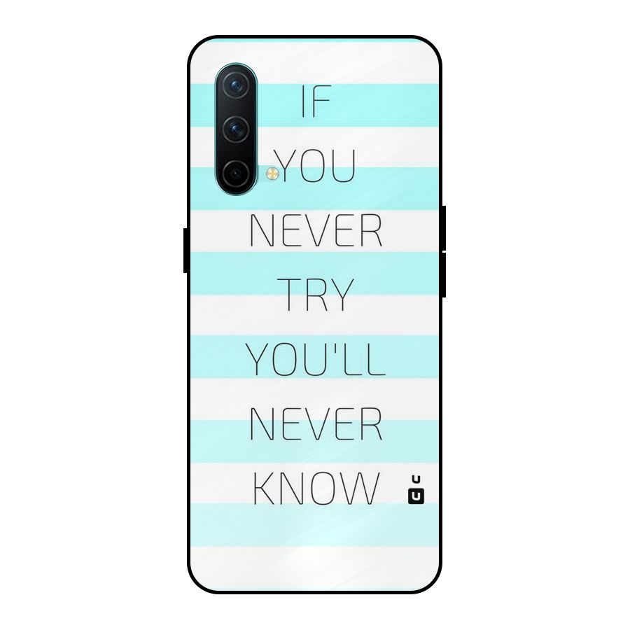 Try Know Metal Back Case for OnePlus Nord CE 5G