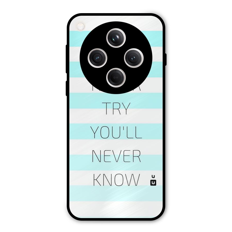 Try Know Metal Back Case for Oppo Find X8