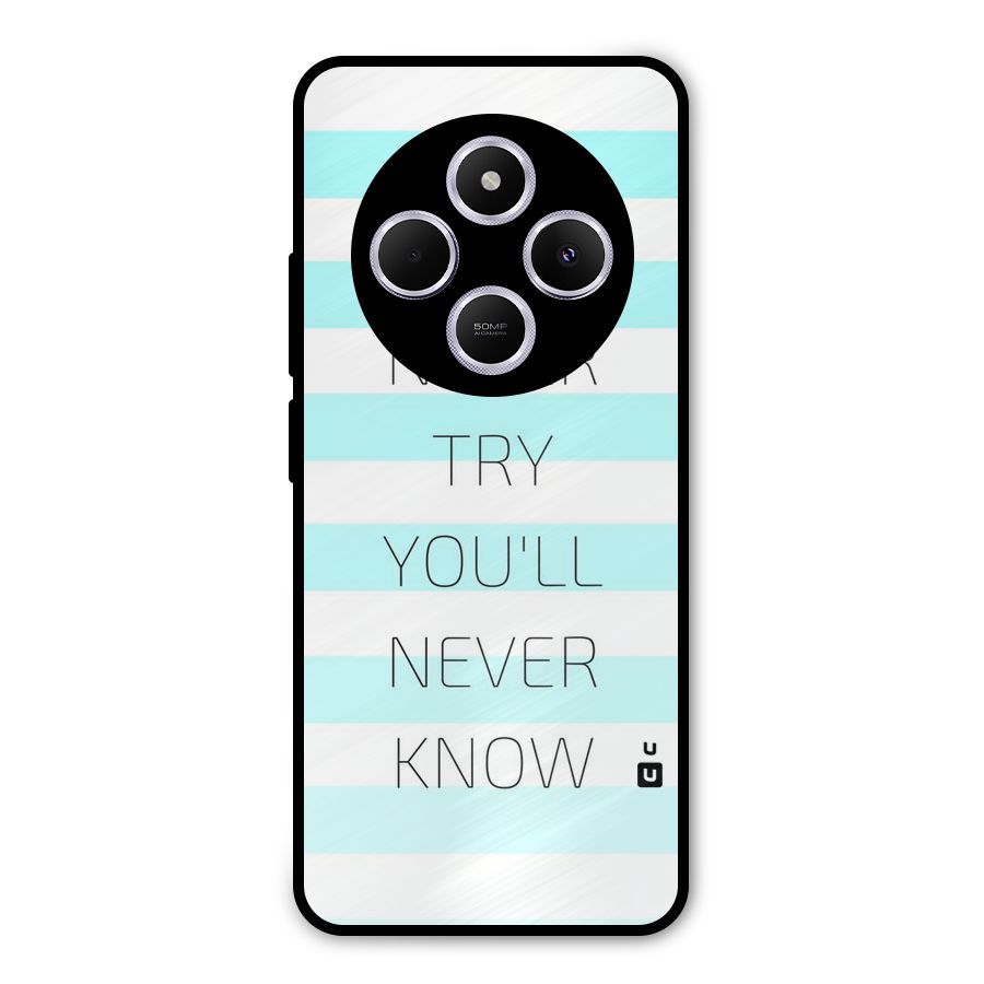 Try Know Metal Back Case for Poco C75 5G