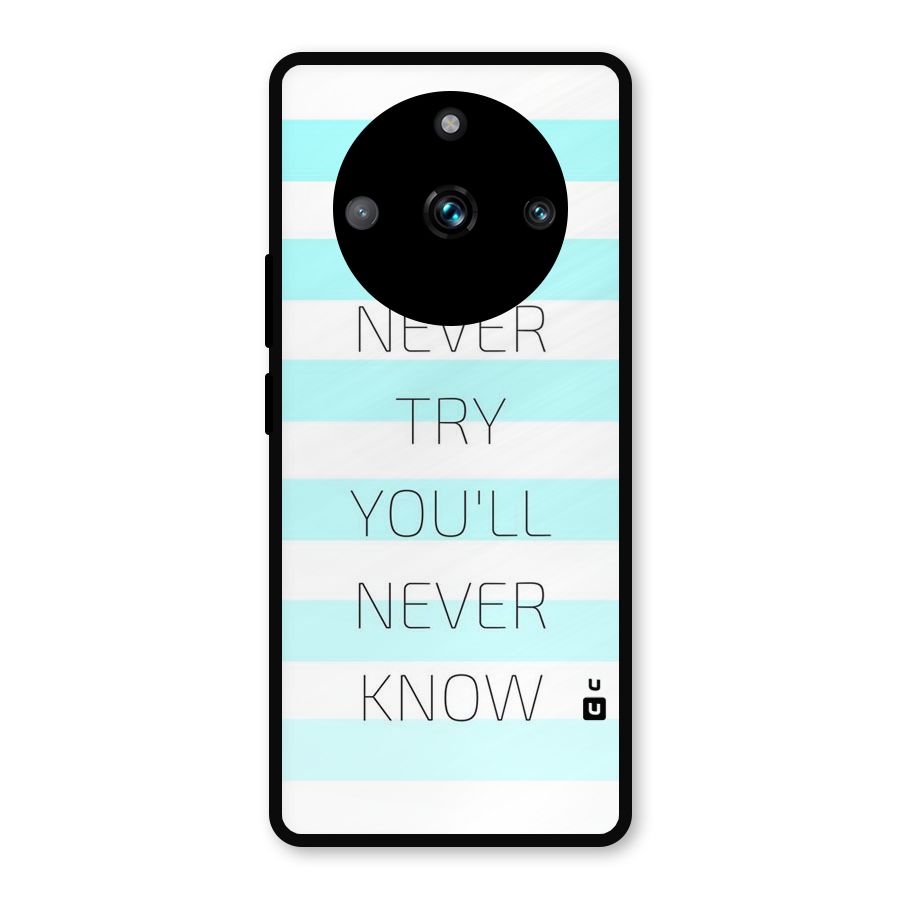 Try Know Metal Back Case for Realme 11 Pro