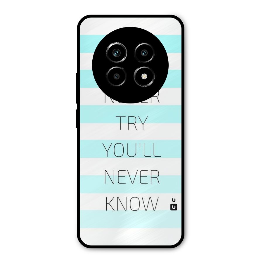 Try Know Metal Back Case for Realme 13 Pro