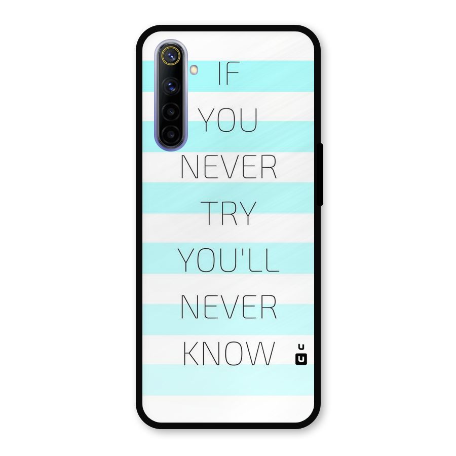 Try Know Metal Back Case for Realme 6i