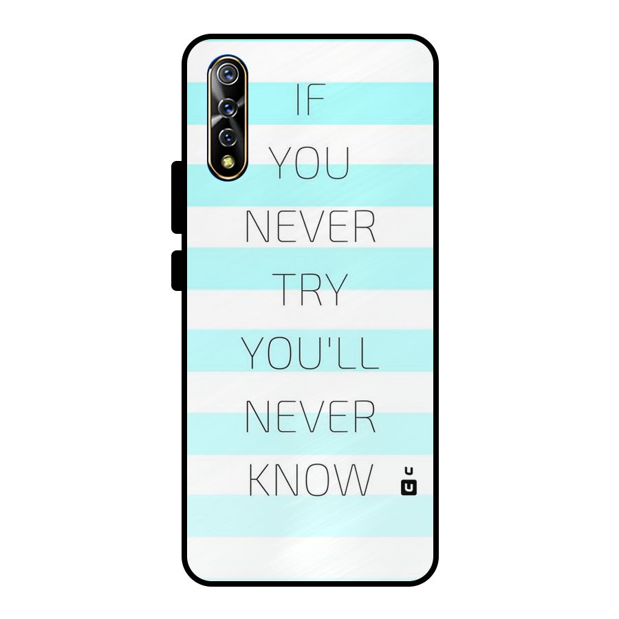 Try Know Metal Back Case for Vivo S1