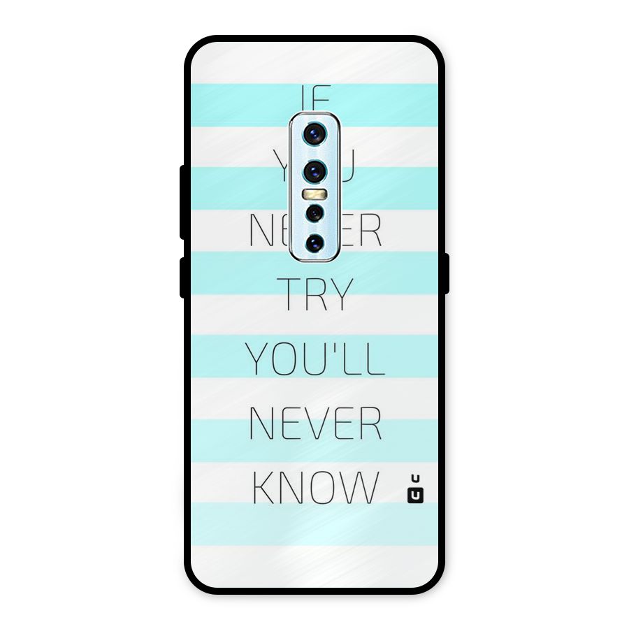 Try Know Metal Back Case for Vivo V17 Pro