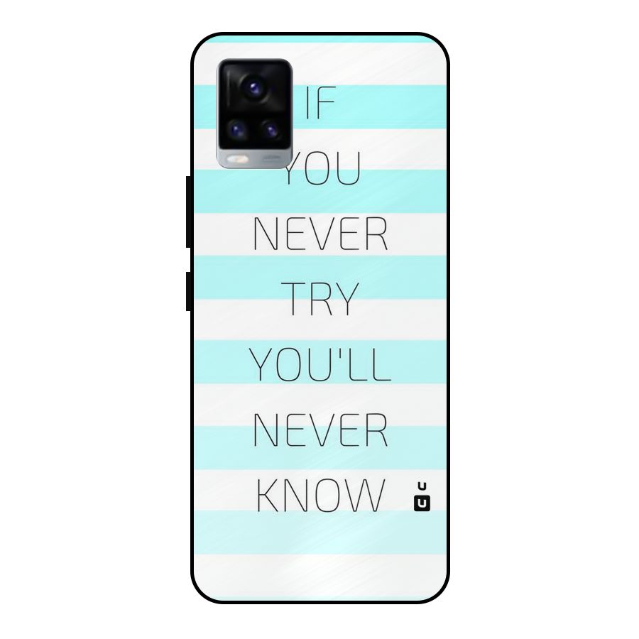 Try Know Metal Back Case for Vivo V20 2021