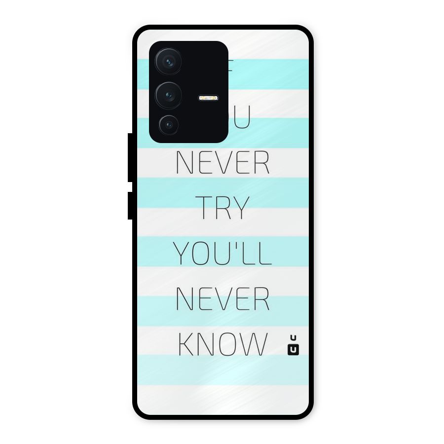 Try Know Metal Back Case for Vivo V23 5G