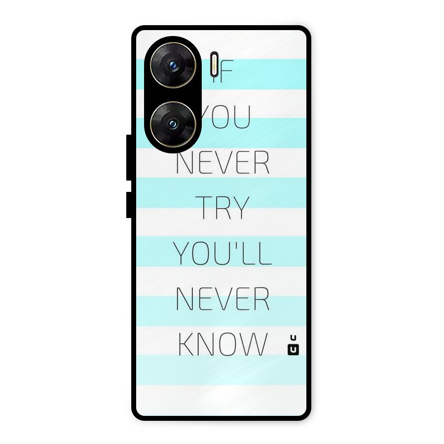 Try Know Metal Back Case for Vivo V29e