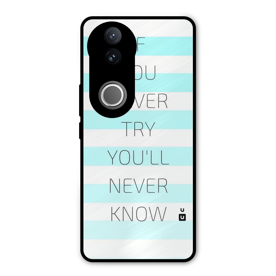 Try Know Metal Back Case for Vivo V50