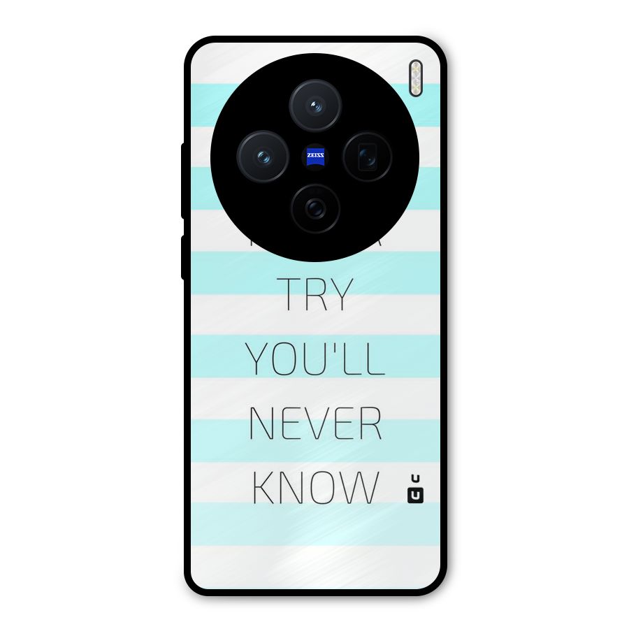 Try Know Metal Back Case for Vivo X200