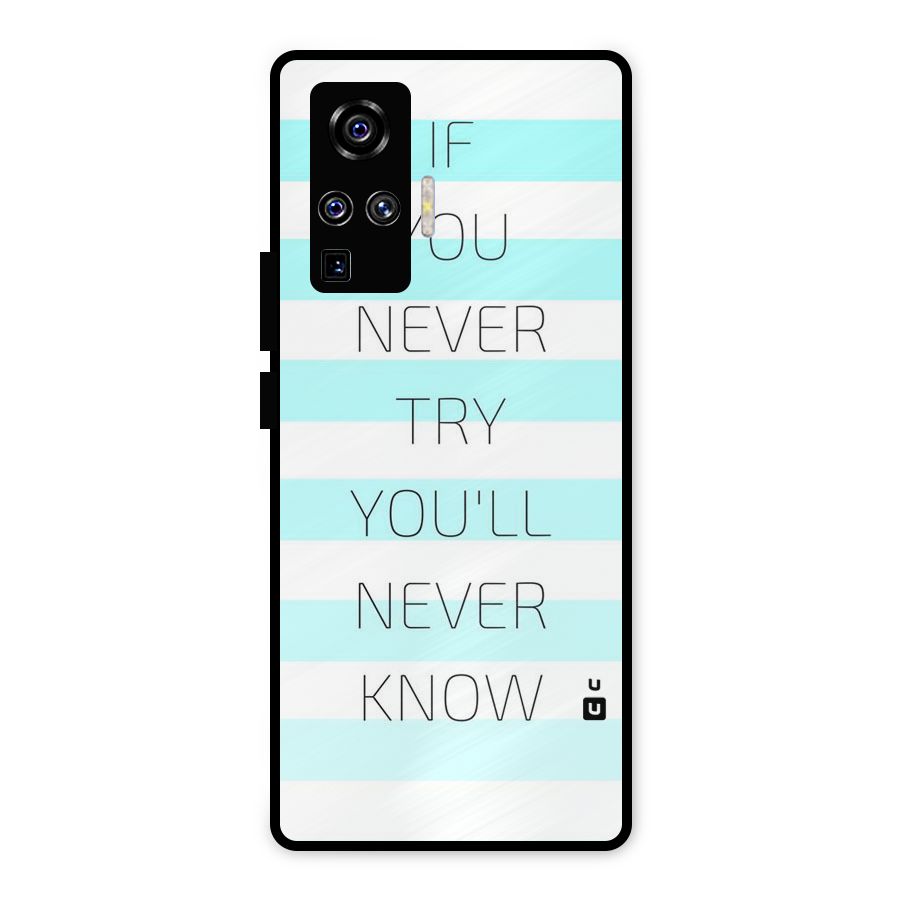 Try Know Metal Back Case for Vivo X50 Pro