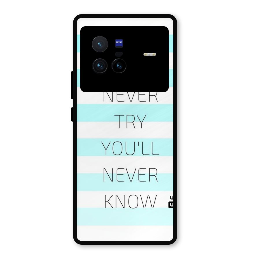 Try Know Metal Back Case for Vivo X80