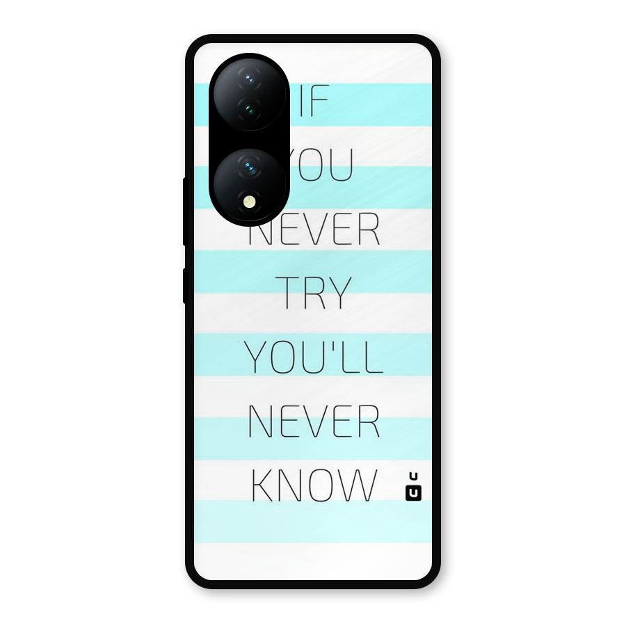 Try Know Metal Back Case for Vivo Y100a