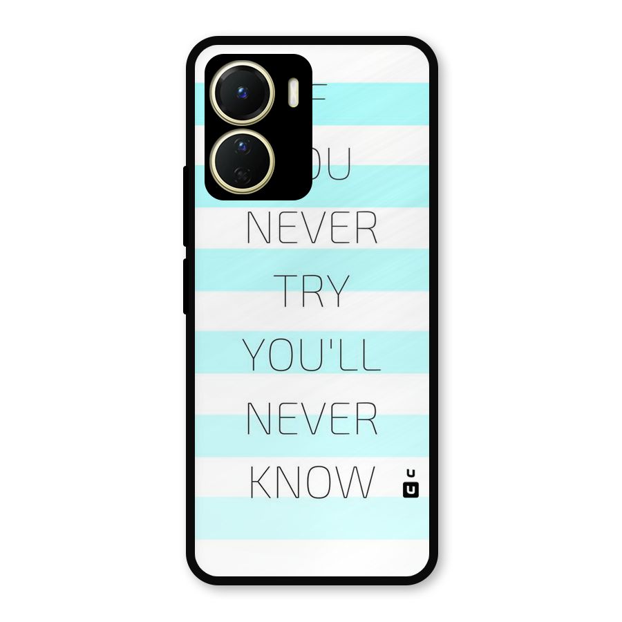 Try Know Metal Back Case for Vivo Y16