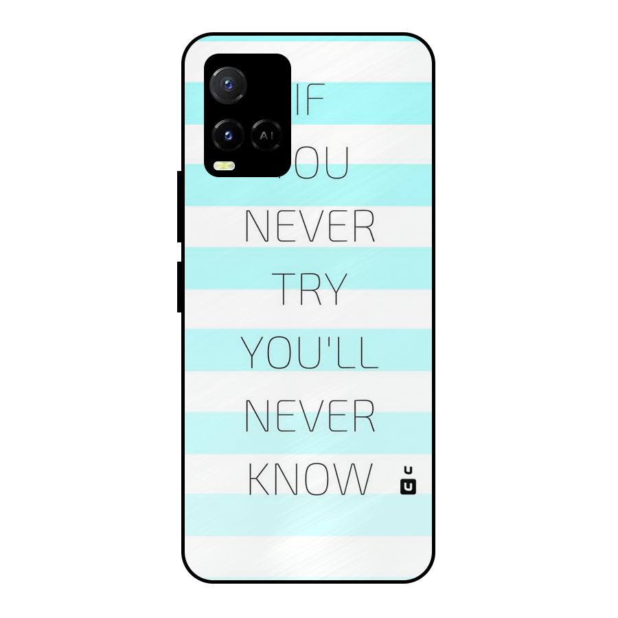 Try Know Metal Back Case for Vivo Y21T