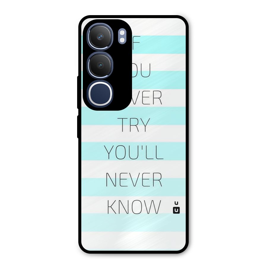 Try Know Metal Back Case for Vivo Y29