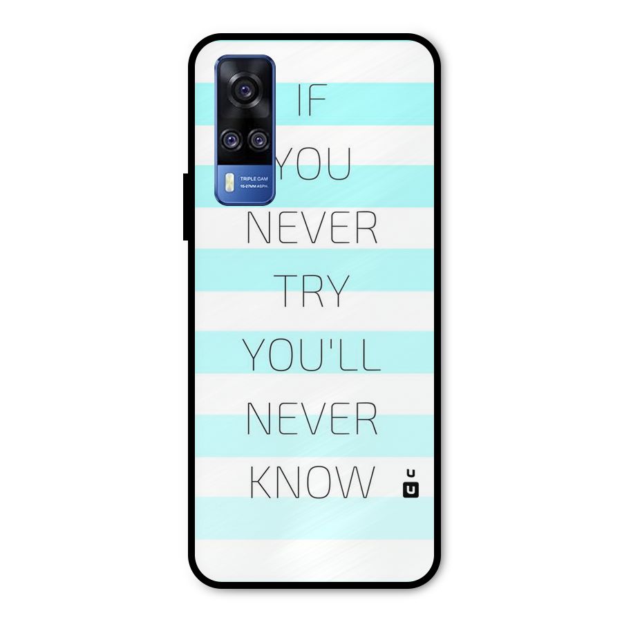 Try Know Metal Back Case for Vivo Y31
