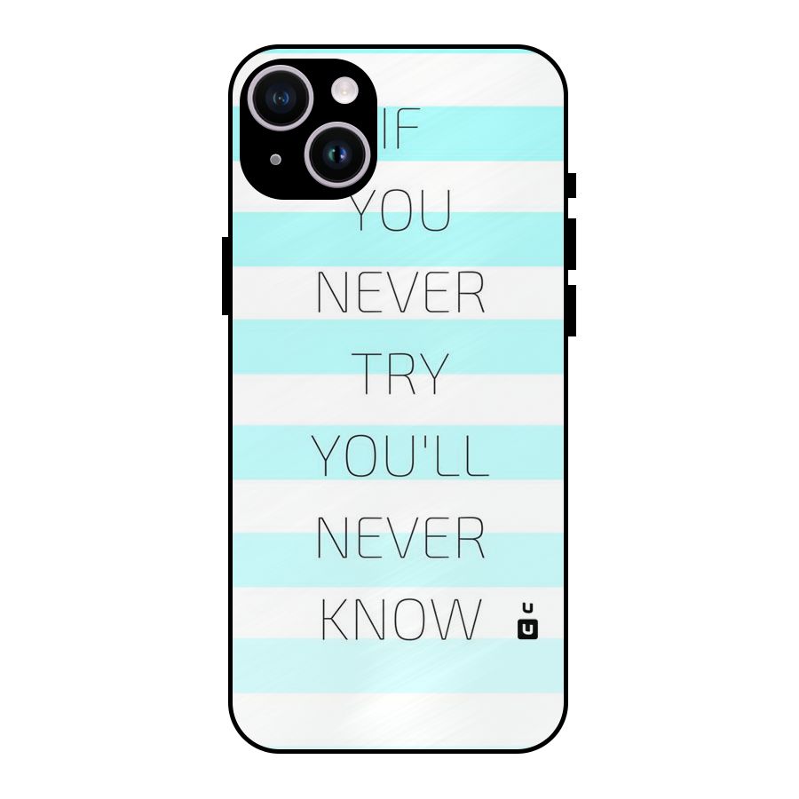 Try Know Metal Back Case for iPhone 14 Plus