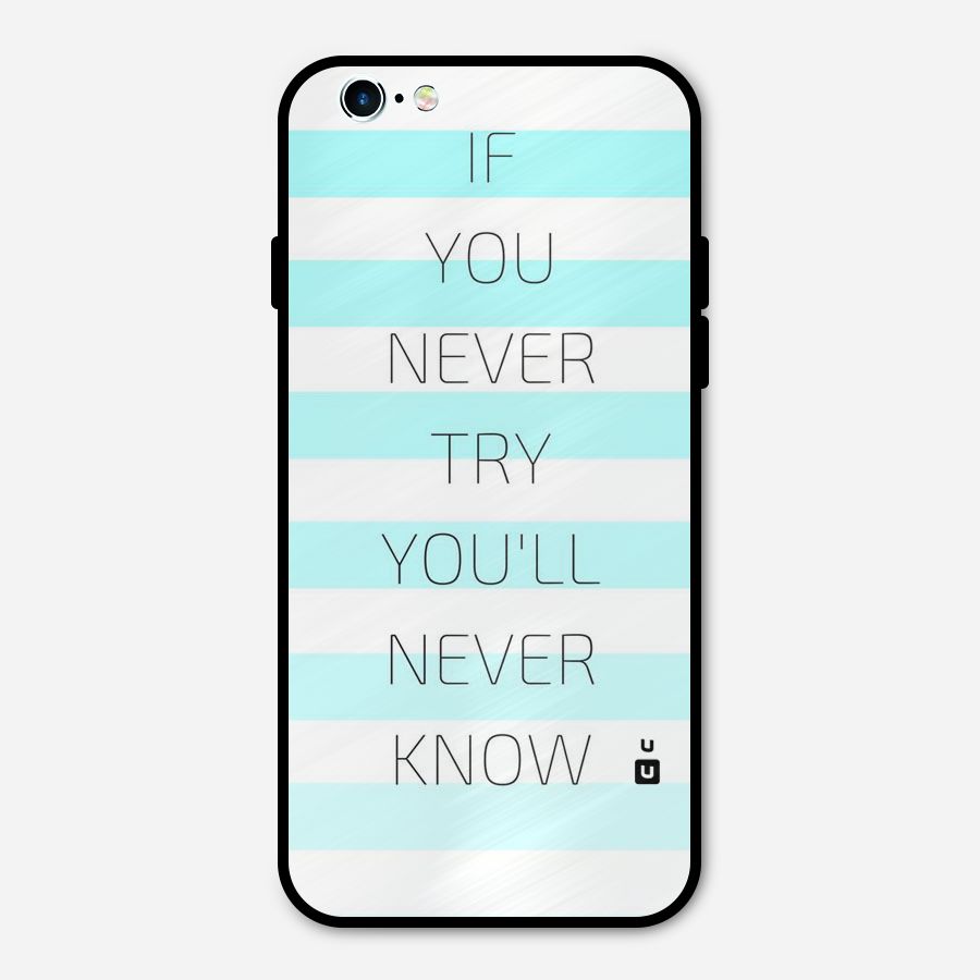 Try Know Metal Back Case for iPhone 6 6s
