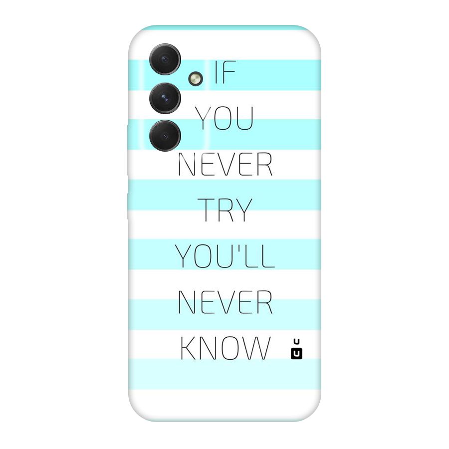 Try Know Original Polycarbonate Back Case for Galaxy A54