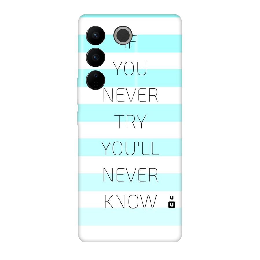 Try Know Original Polycarbonate Back Case for Vivo V27