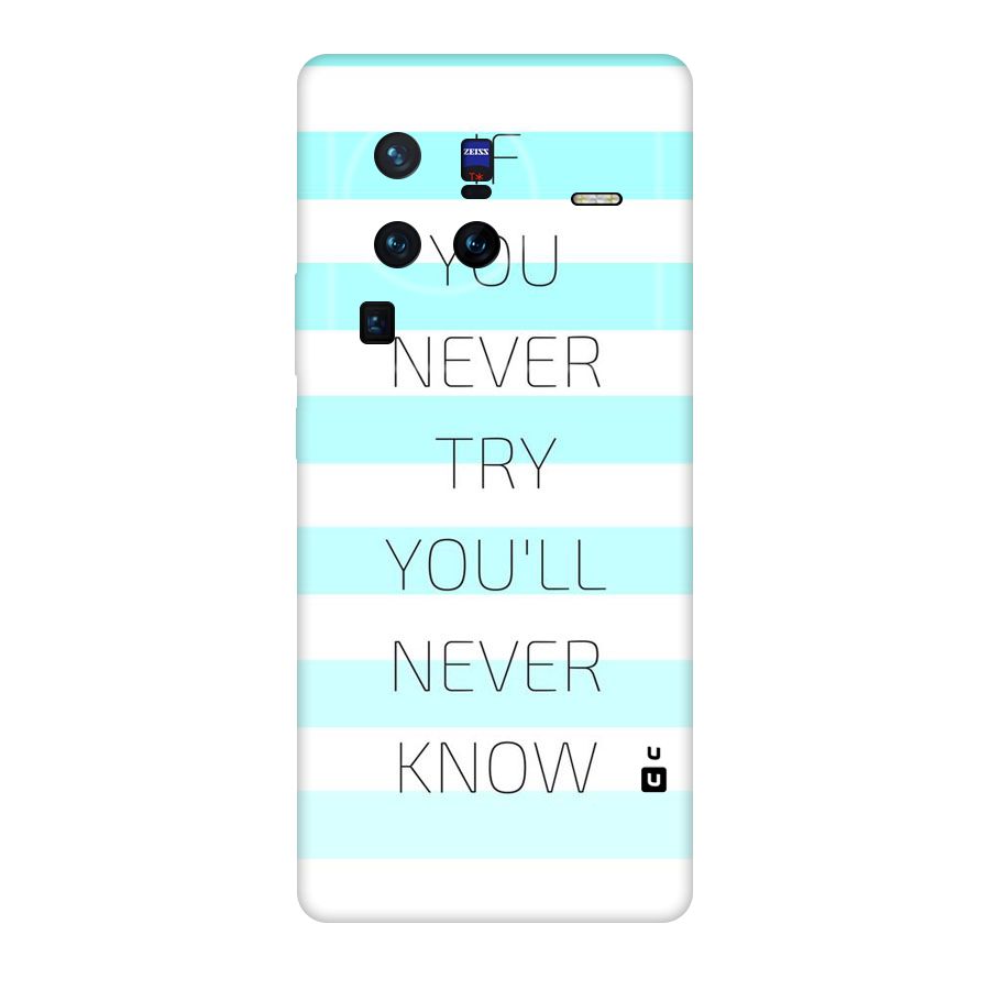 Try Know Original Polycarbonate Back Case for Vivo X80