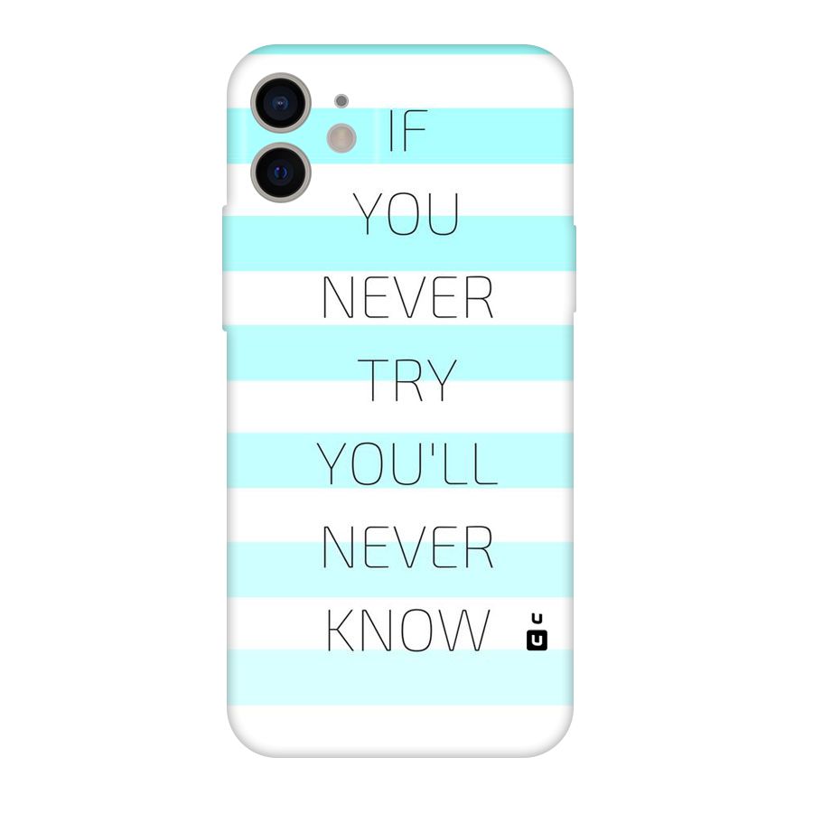 Try Know Original Polycarbonate Back Case for iPhone 11