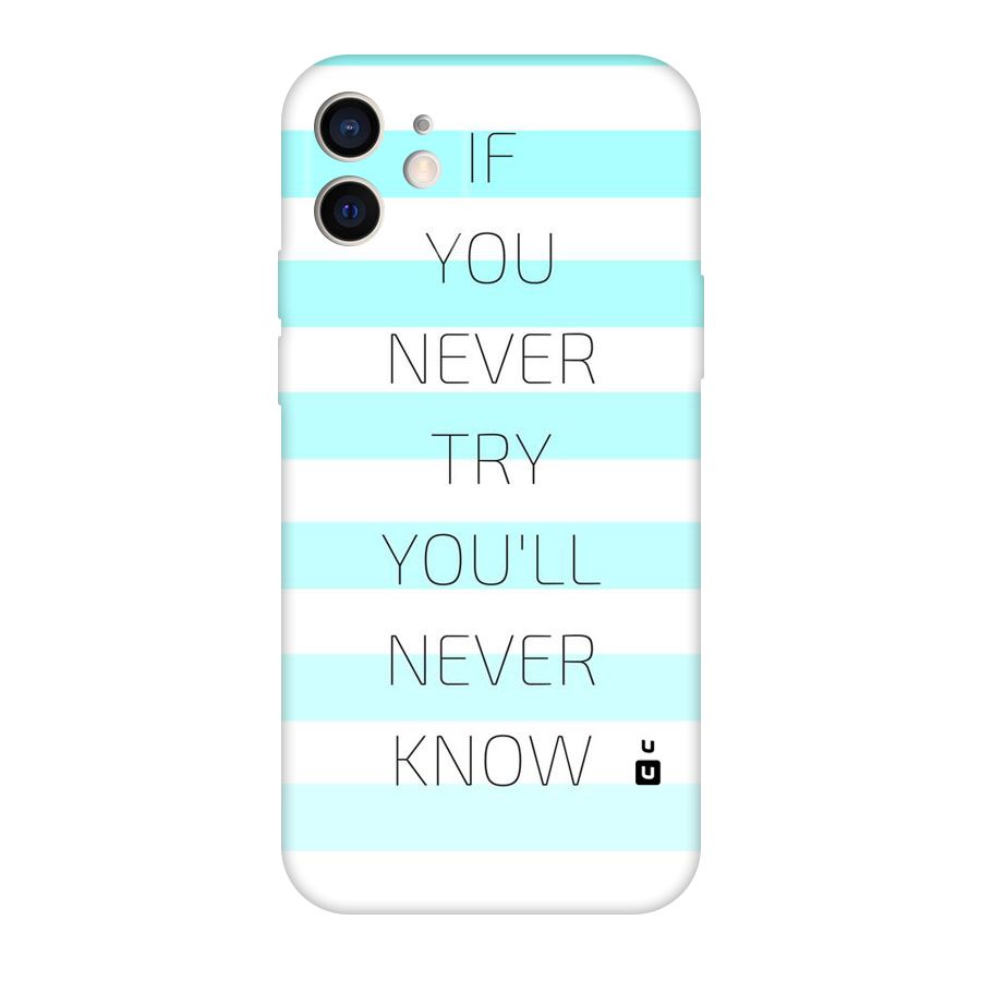 Try Know Original Polycarbonate Back Case for iPhone 12