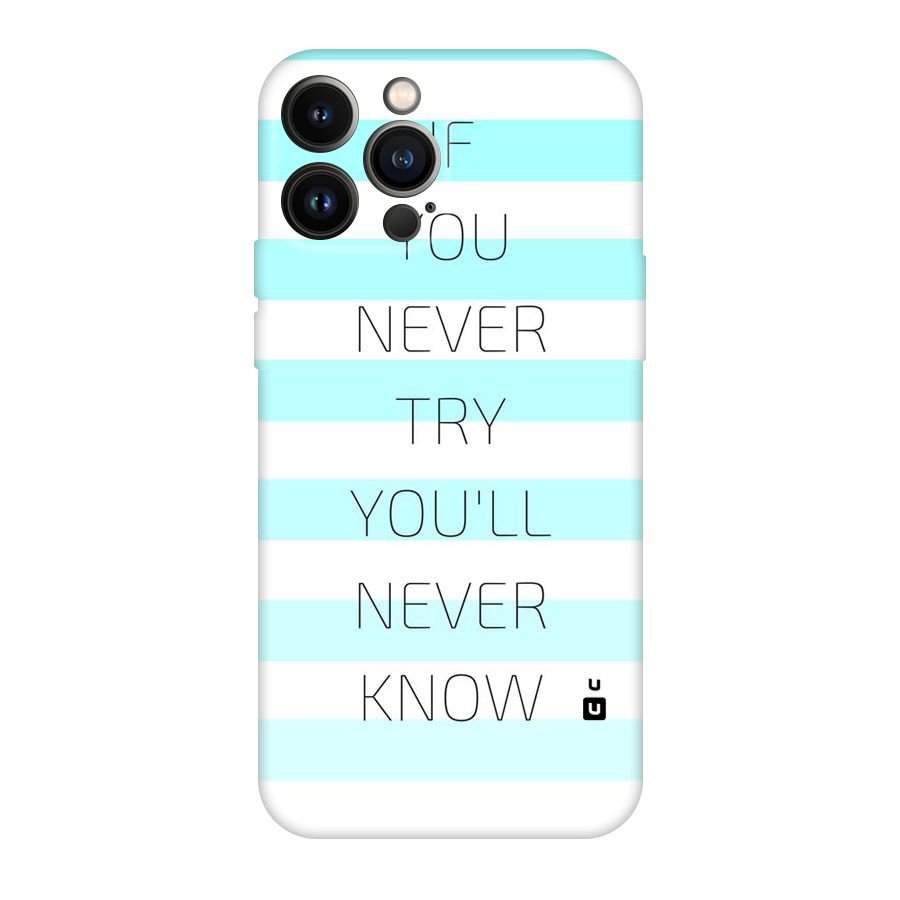 Try Know Original Polycarbonate Back Case for iPhone 13 Pro Max